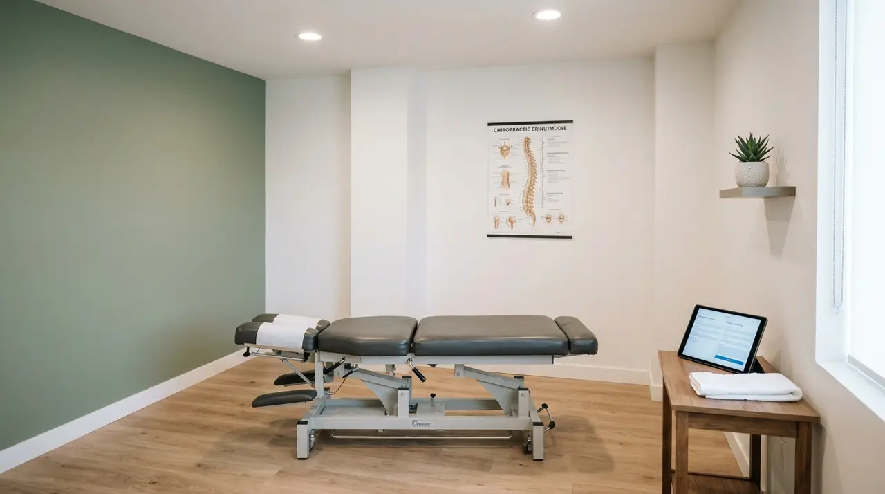 SEO for chiropractors dashboard showing local search rankings