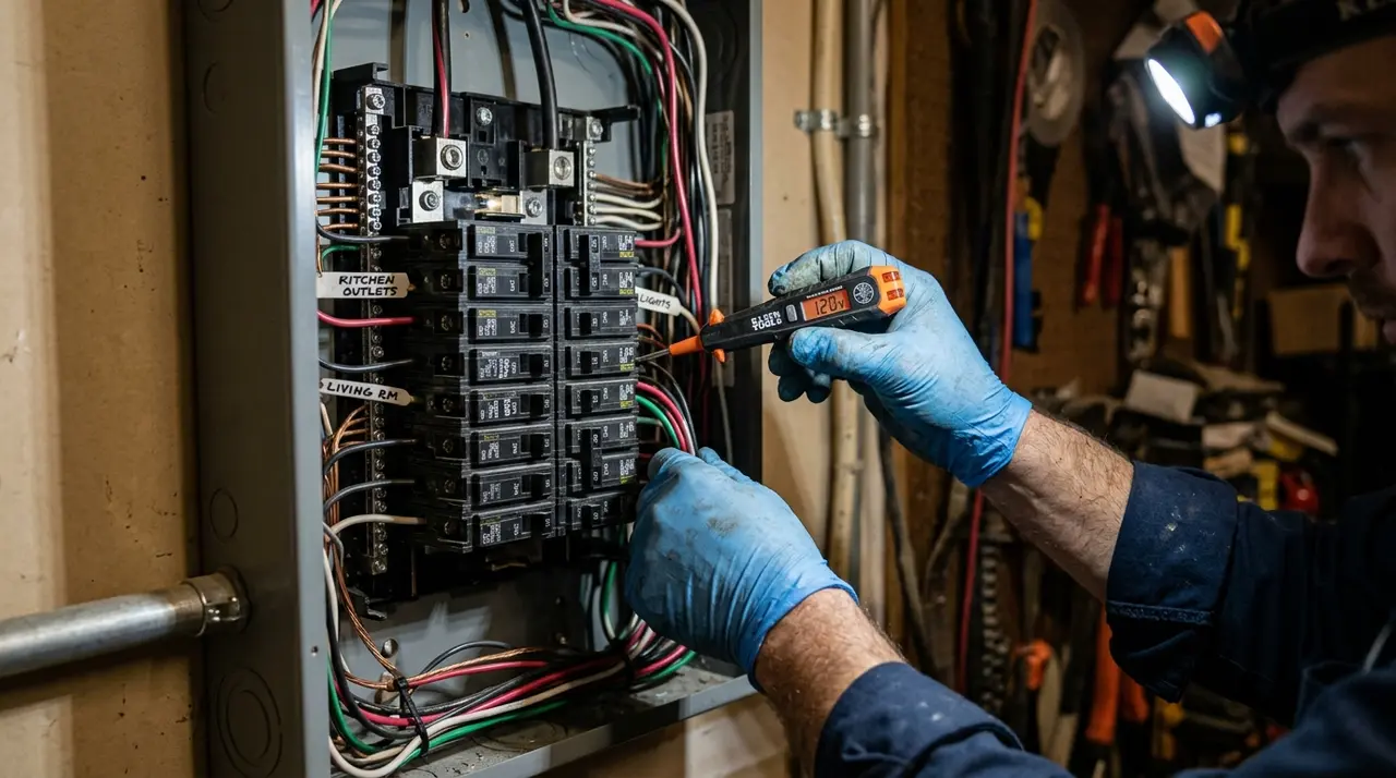 SEO for electricians showing electrical company website ranking in local search