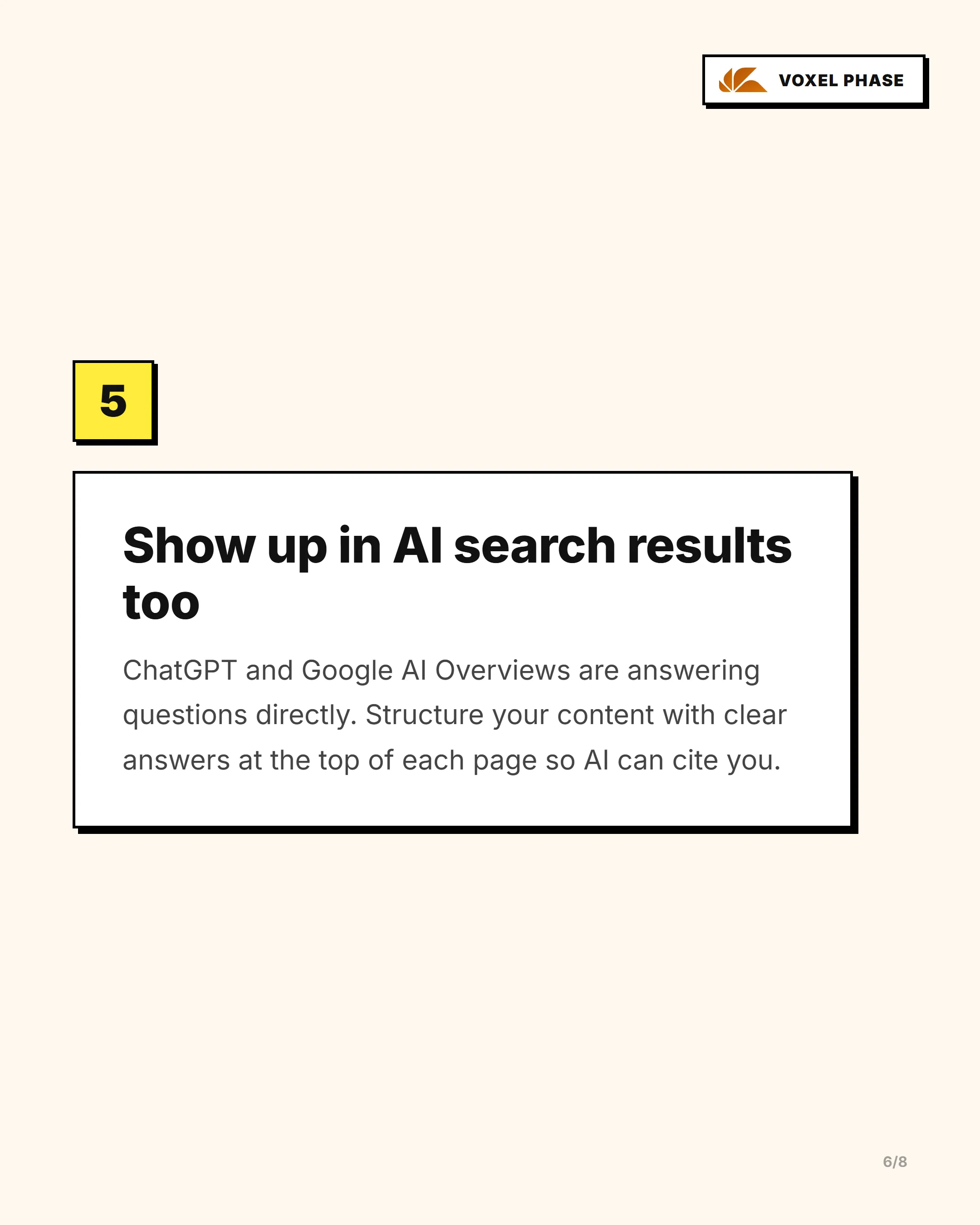 5 Steps to Get Found on Google in 2026: slide 6 of 7