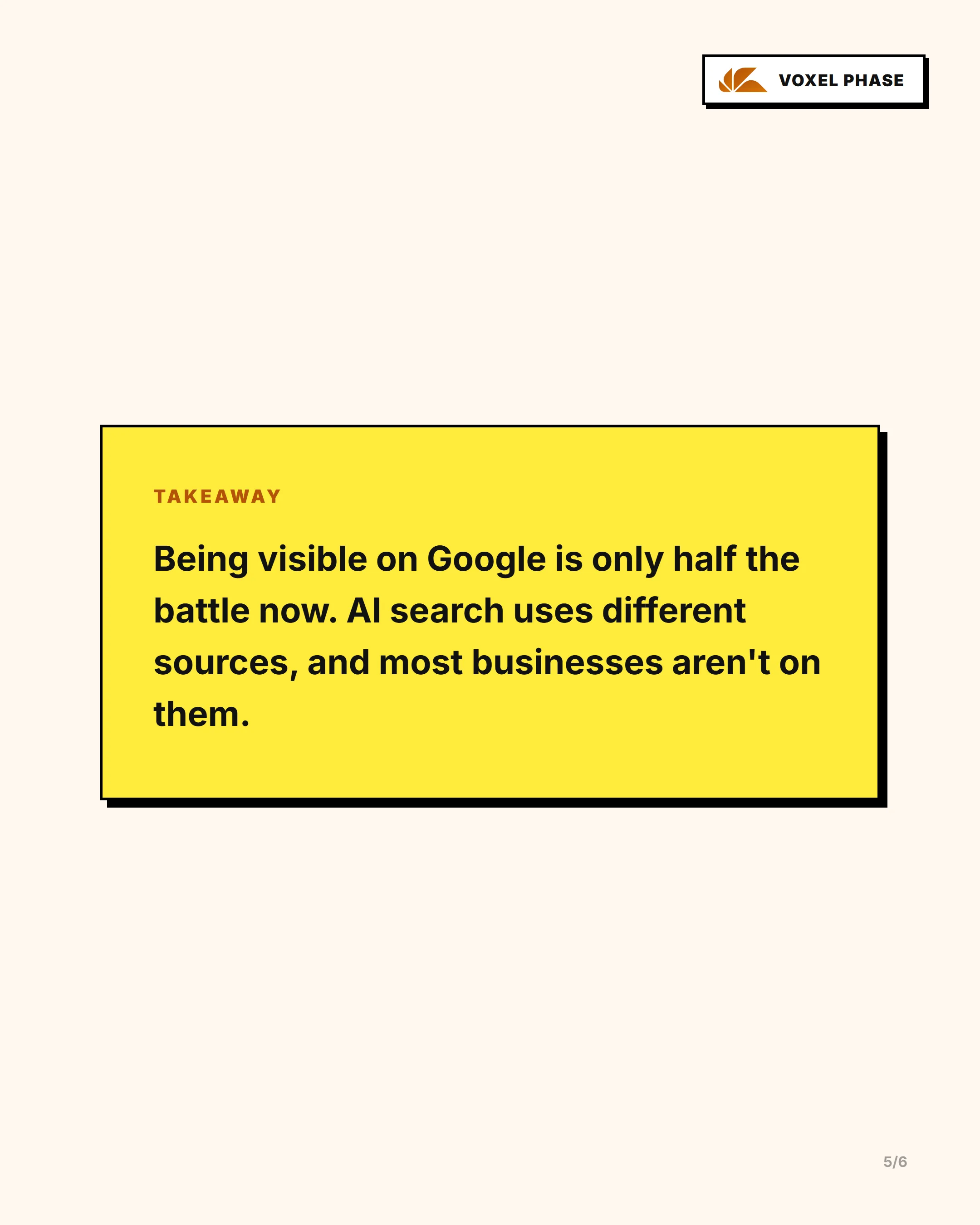 Why ChatGPT Is Ignoring Your Business: slide 5 of 5