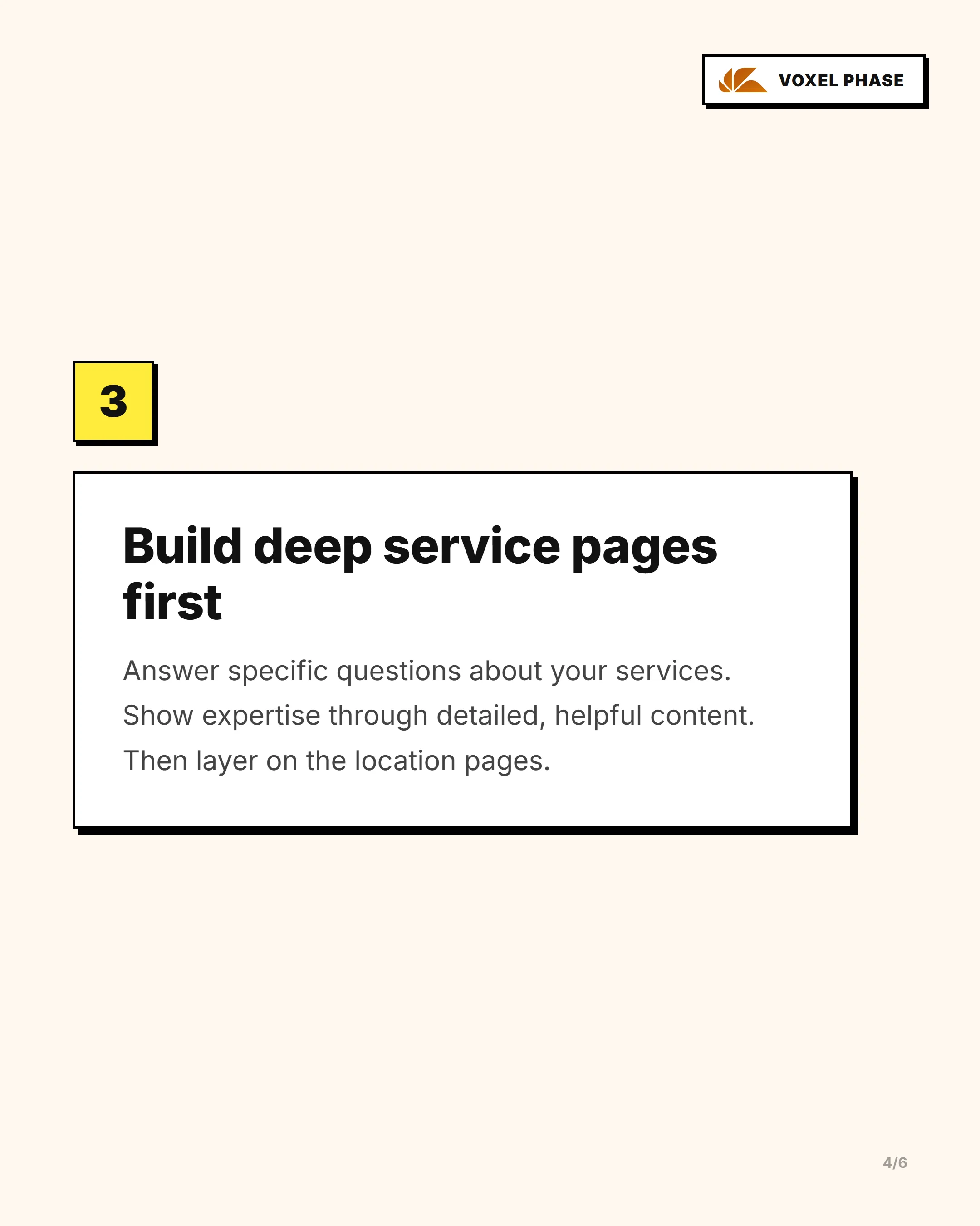 Your City+Service Pages Aren't Ranking: slide 4 of 5