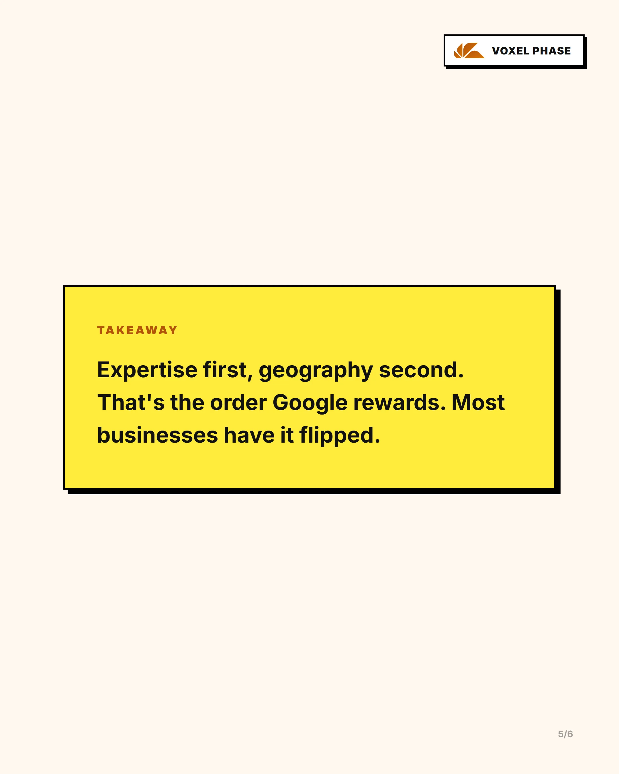 Your City+Service Pages Aren't Ranking: slide 5 of 5