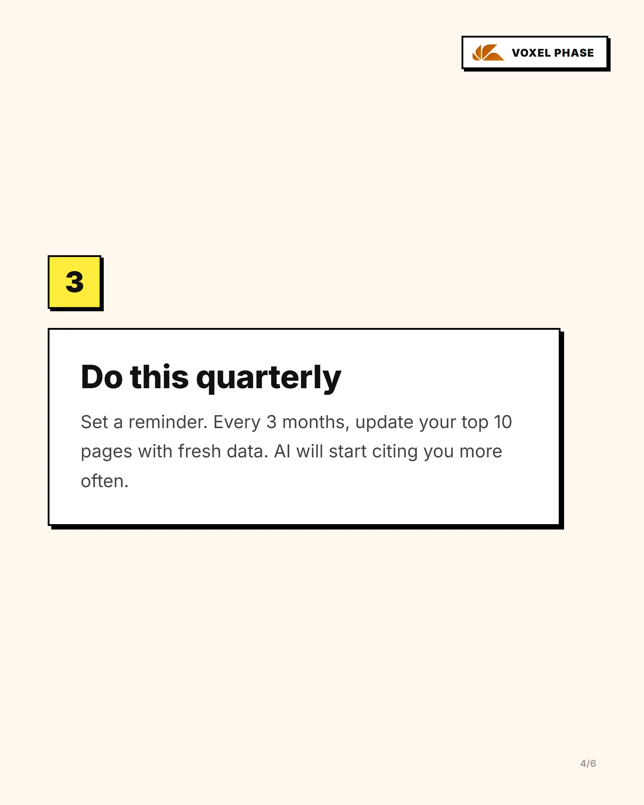 The Easiest Way to Get Cited by AI Search: slide 4 of 5
