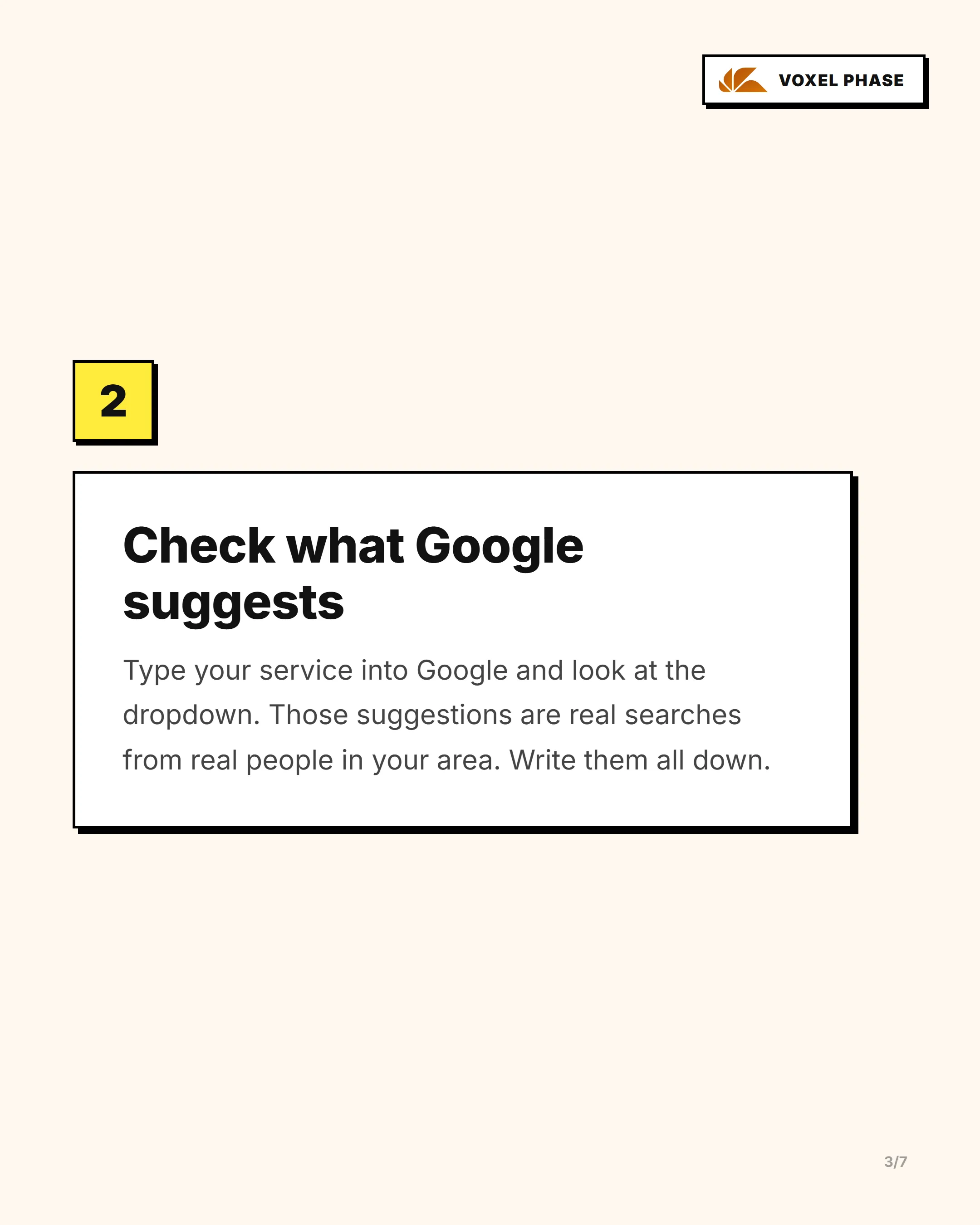 How to Find the Exact Words Your Customers Google: slide 3 of 6