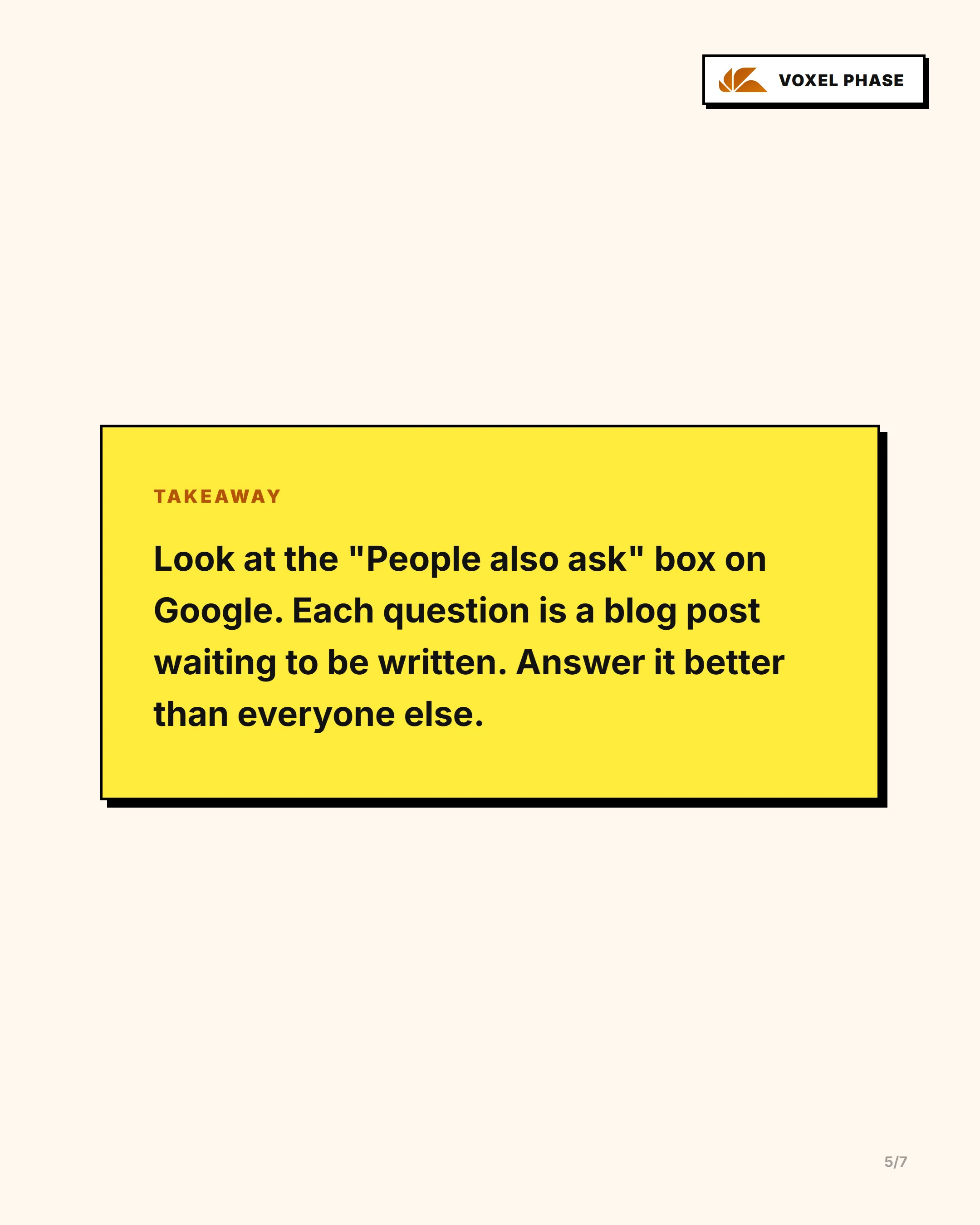 How to Find the Exact Words Your Customers Google: slide 5 of 6