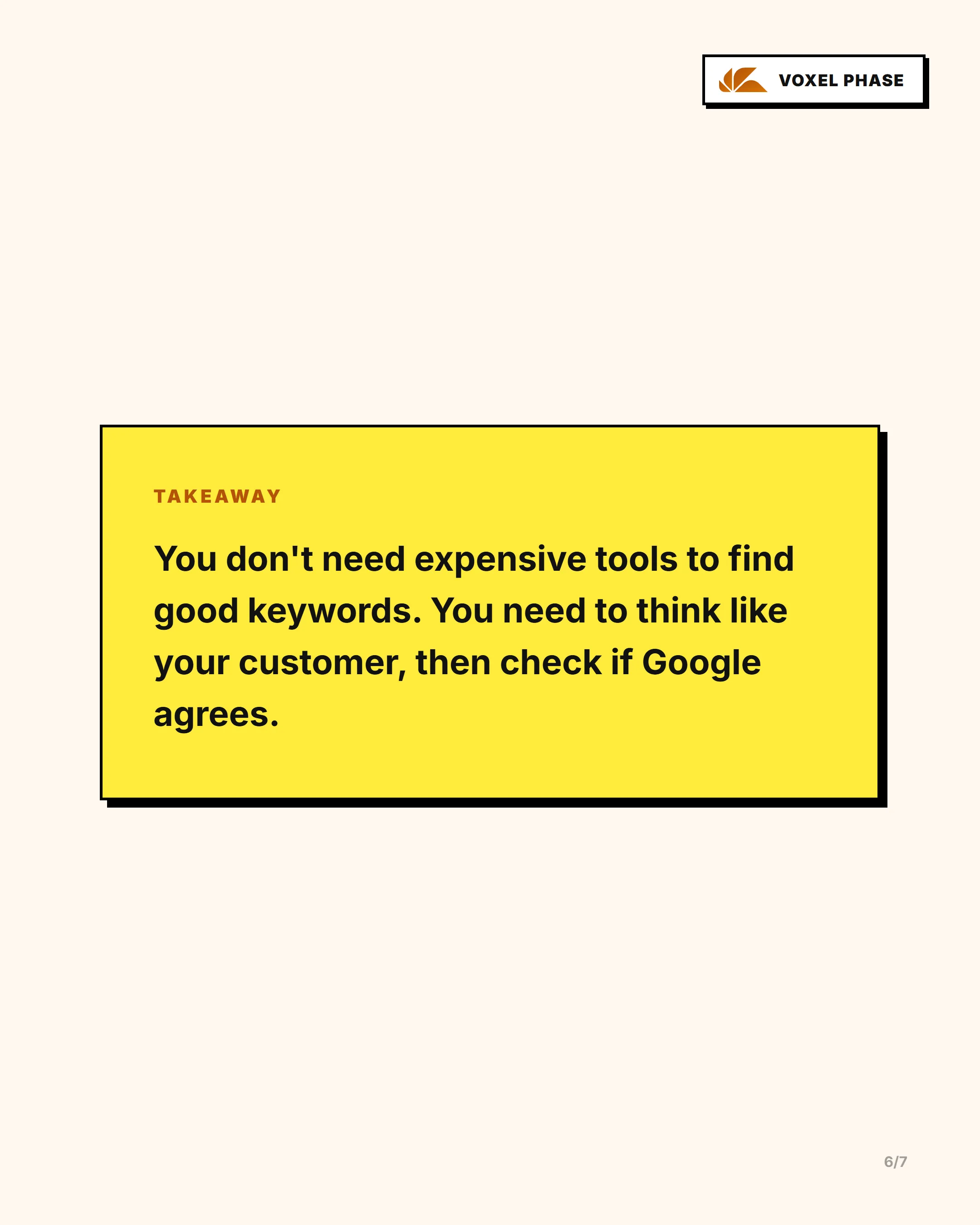 How to Find the Exact Words Your Customers Google: slide 6 of 6