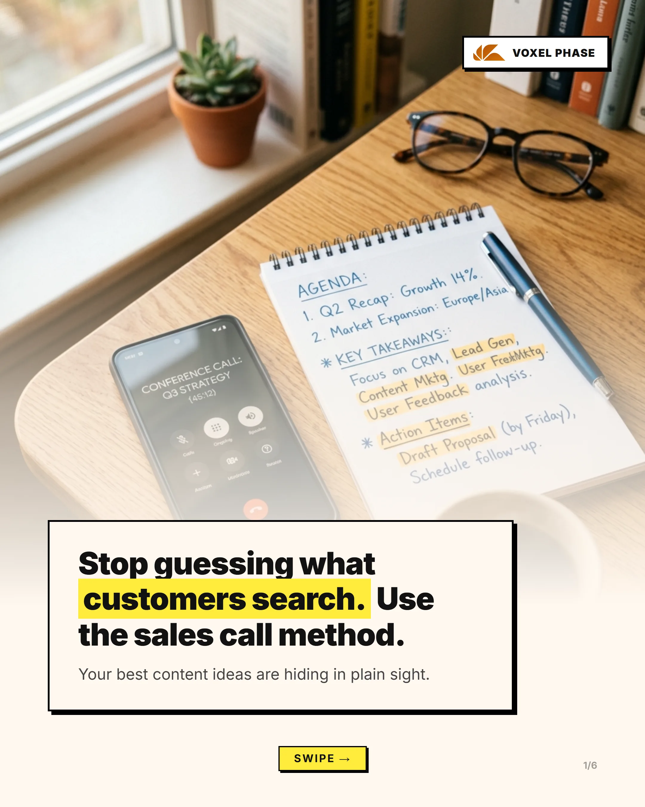 The Sales Call Content Method