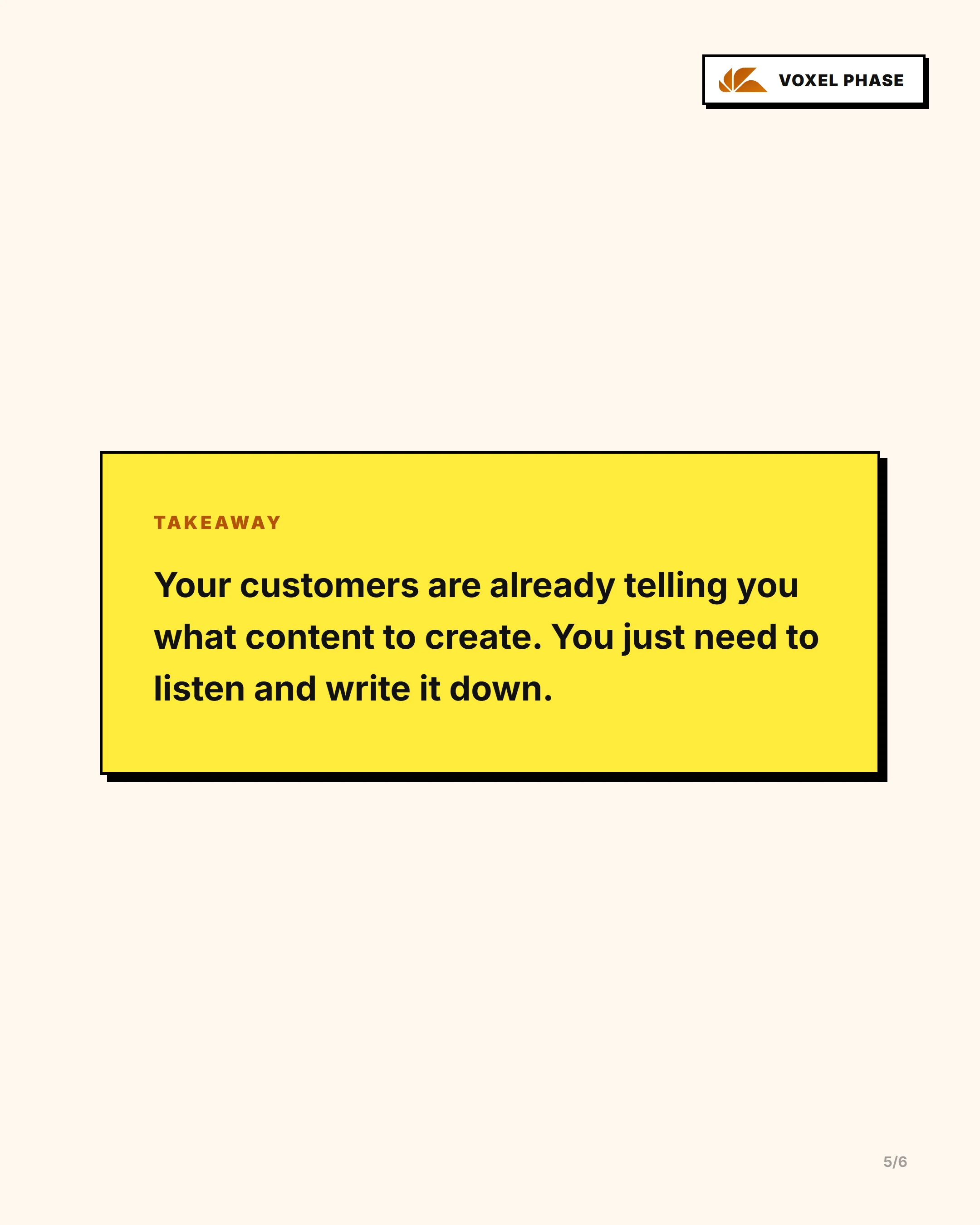 The Sales Call Content Method: slide 5 of 5