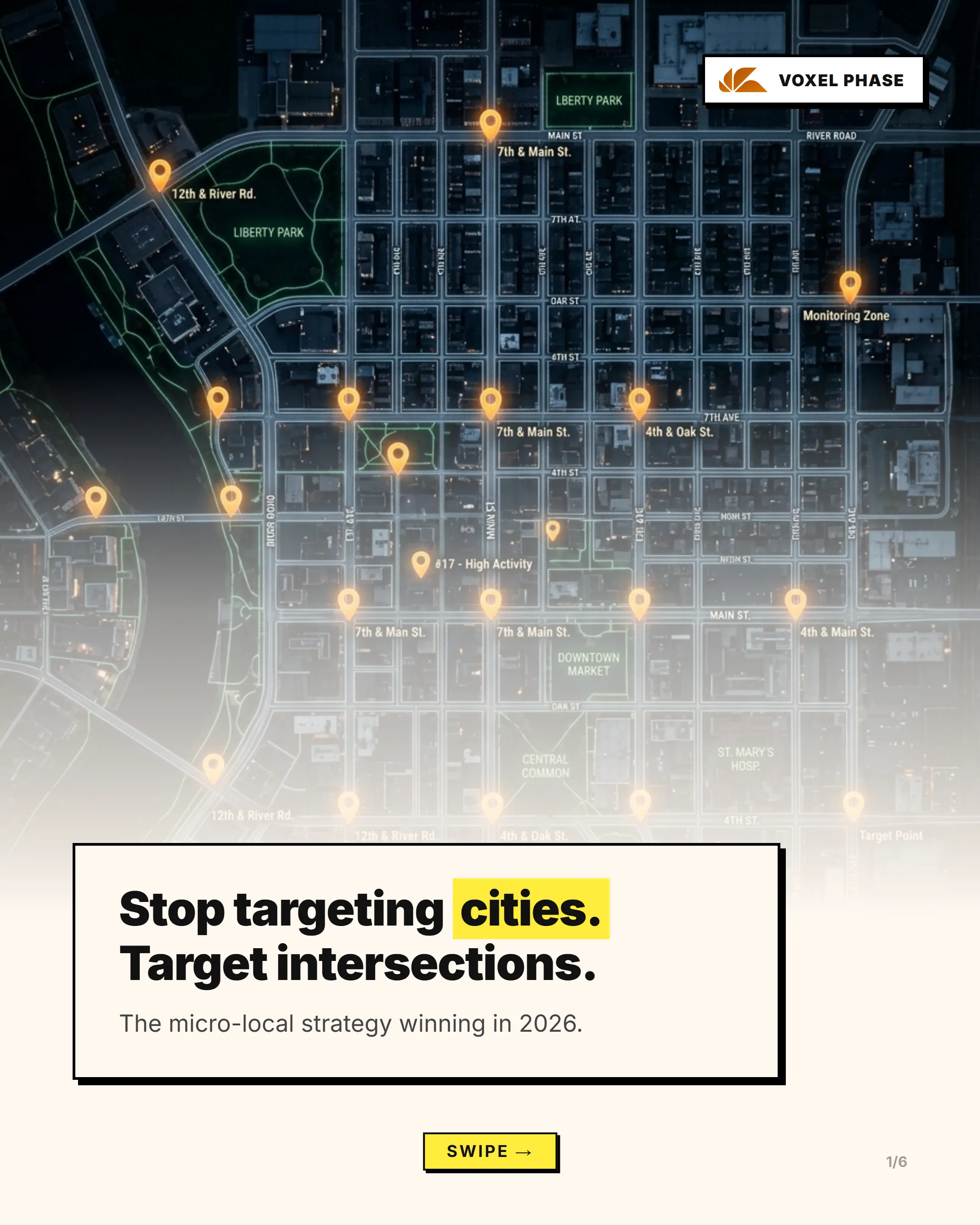 Stop Targeting Cities. Target Intersections.