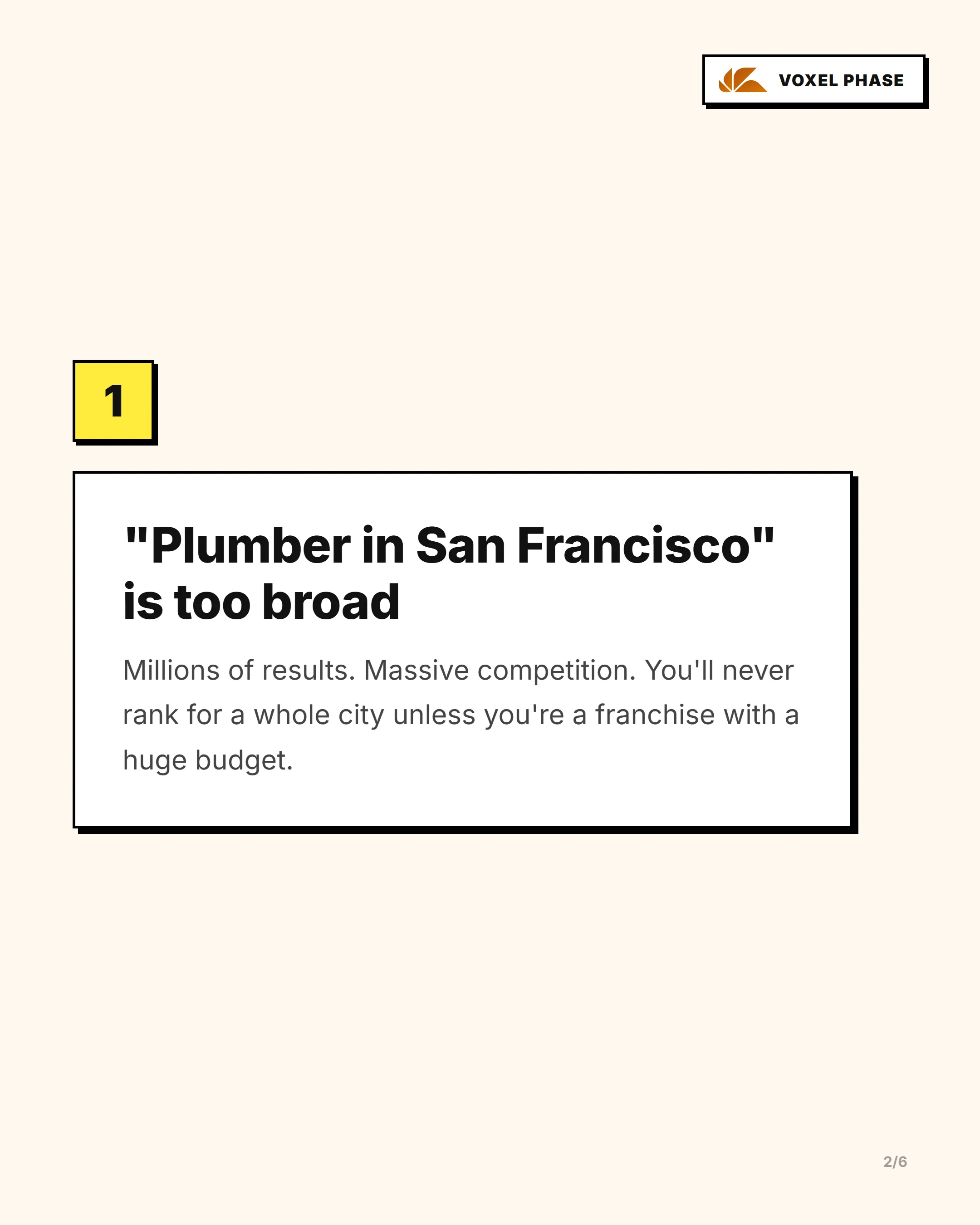 Stop Targeting Cities. Target Intersections.: slide 2 of 5