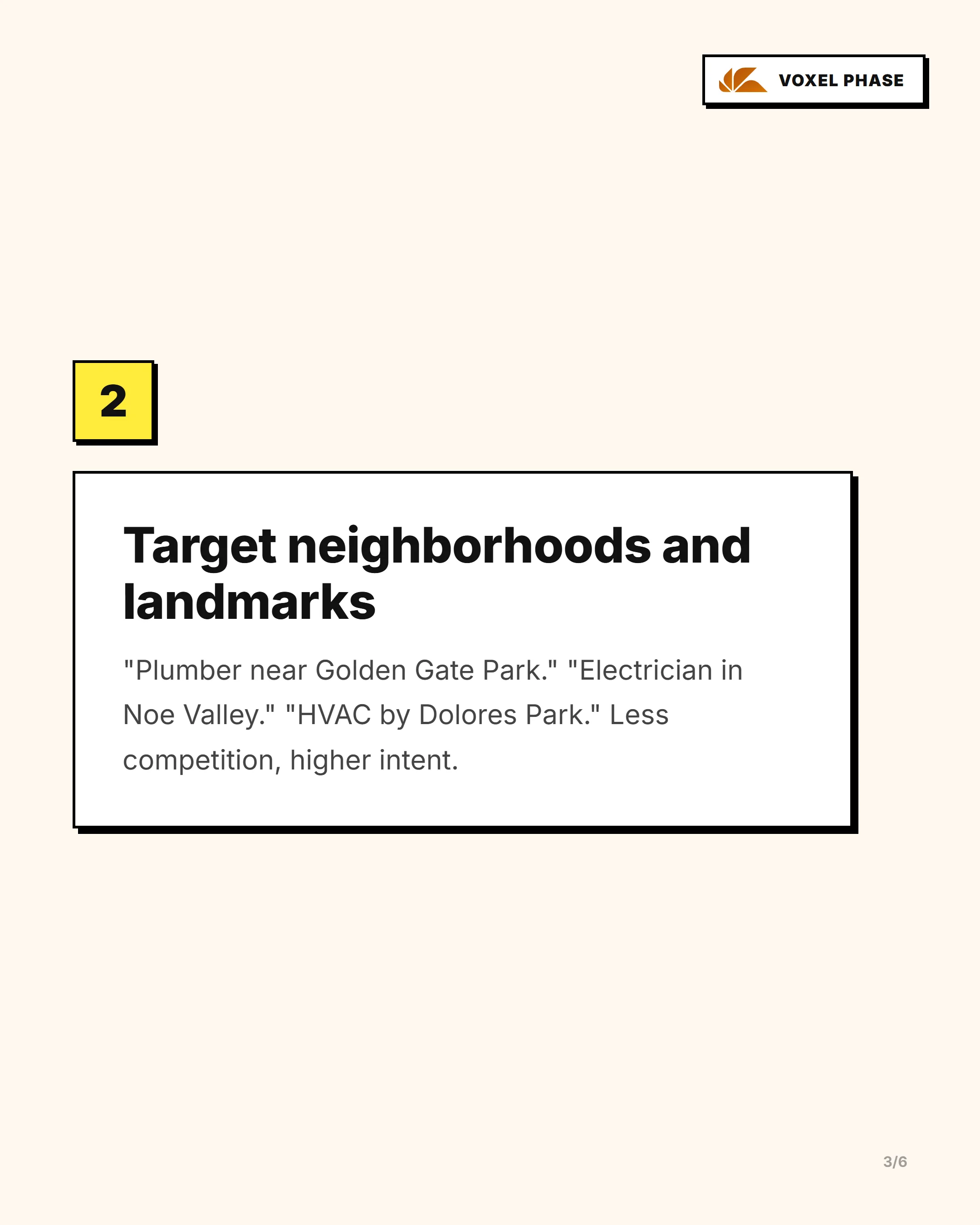 Stop Targeting Cities. Target Intersections.: slide 3 of 5