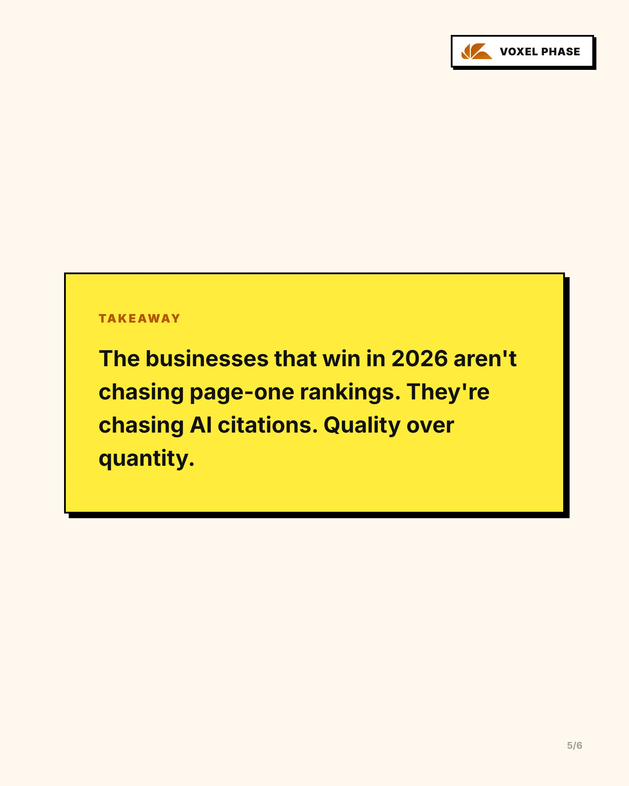 Stop Tracking Rankings. Track AI Citations.: slide 5 of 5