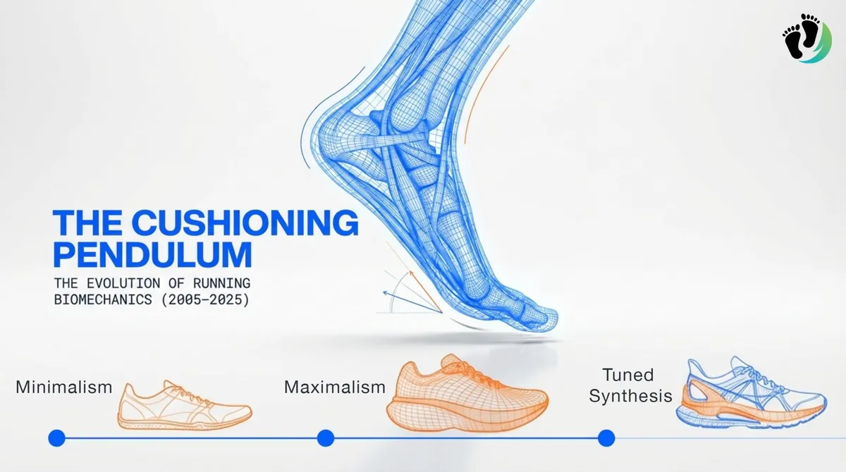 The Cushioning Pendulum: evolution of running biomechanics 2005-2025